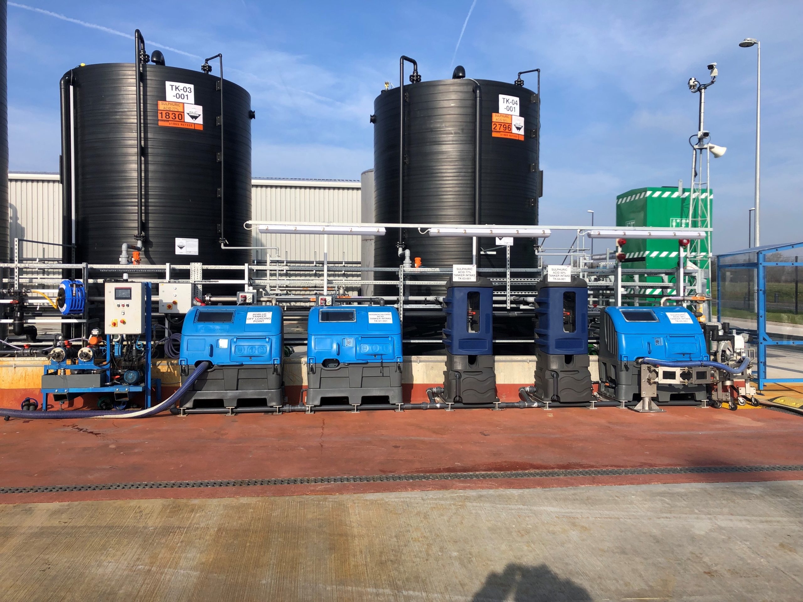 Brenntag Install Tanks and ChemiGuard